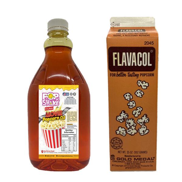2 litre Popcorn Oil & 992g Flavacol Salt
