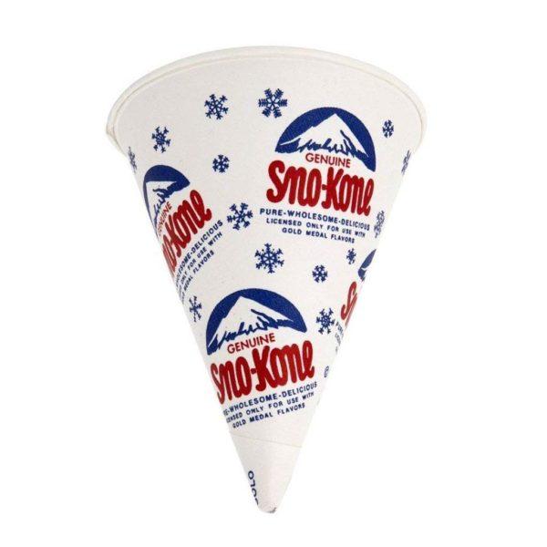 200 x 6oz (170ml) Gold Medal Snow Cone Cups 6oz Sno-Kone