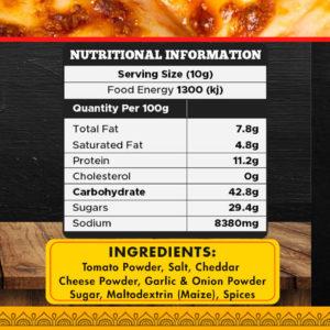 Cheese Pizza Label 100g