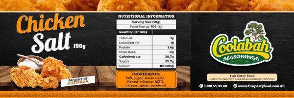 Chicken Salt Label 150g