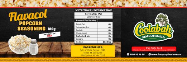 Flavacol Label 180g