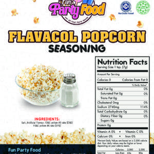 Label 01 Flavacol Popcorn