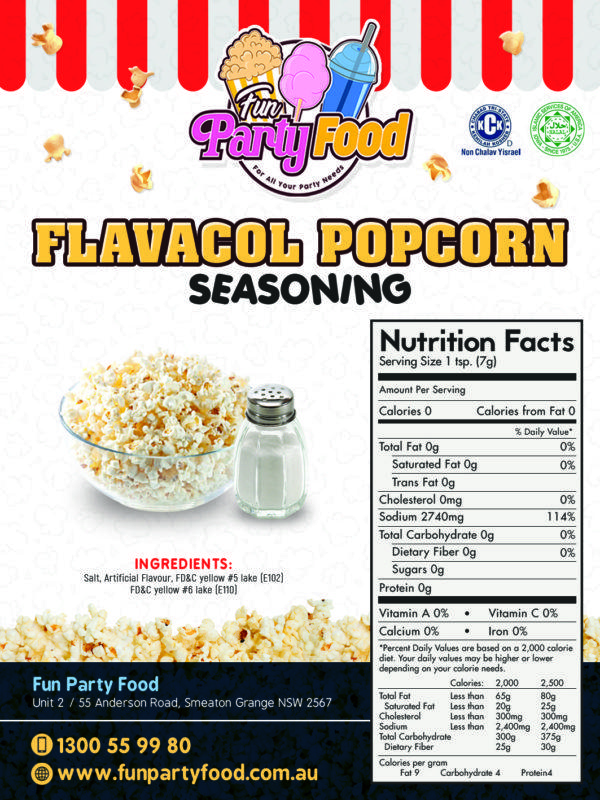Label 01 Flavacol Popcorn