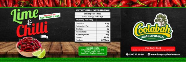Lime & Chilli Label 100g