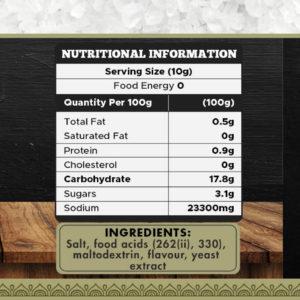 Salt & Vinegar Label 150g