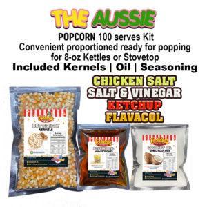 The Aussie Popcorn Pack 100 serves