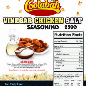 Vinegar Chicken Salt Label Coolabah