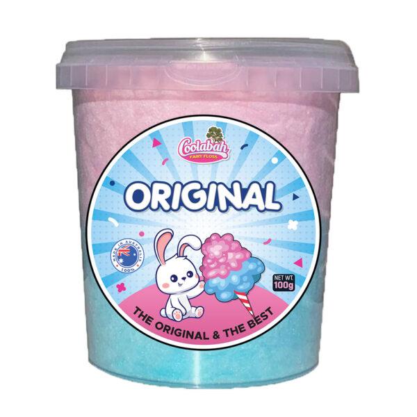 100g Fairy Floss Tubs (Ready to Eat) Original & The Best (Vanilla Pink & Blue)